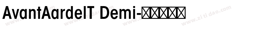 AvantAardelT Demi字体转换
